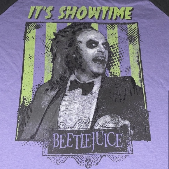 Beetlejuice It’s Showtime Short Sleeve Shirt - Picture 2 of 3
